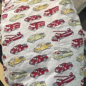 Pottery Barn kids fire truck sheets